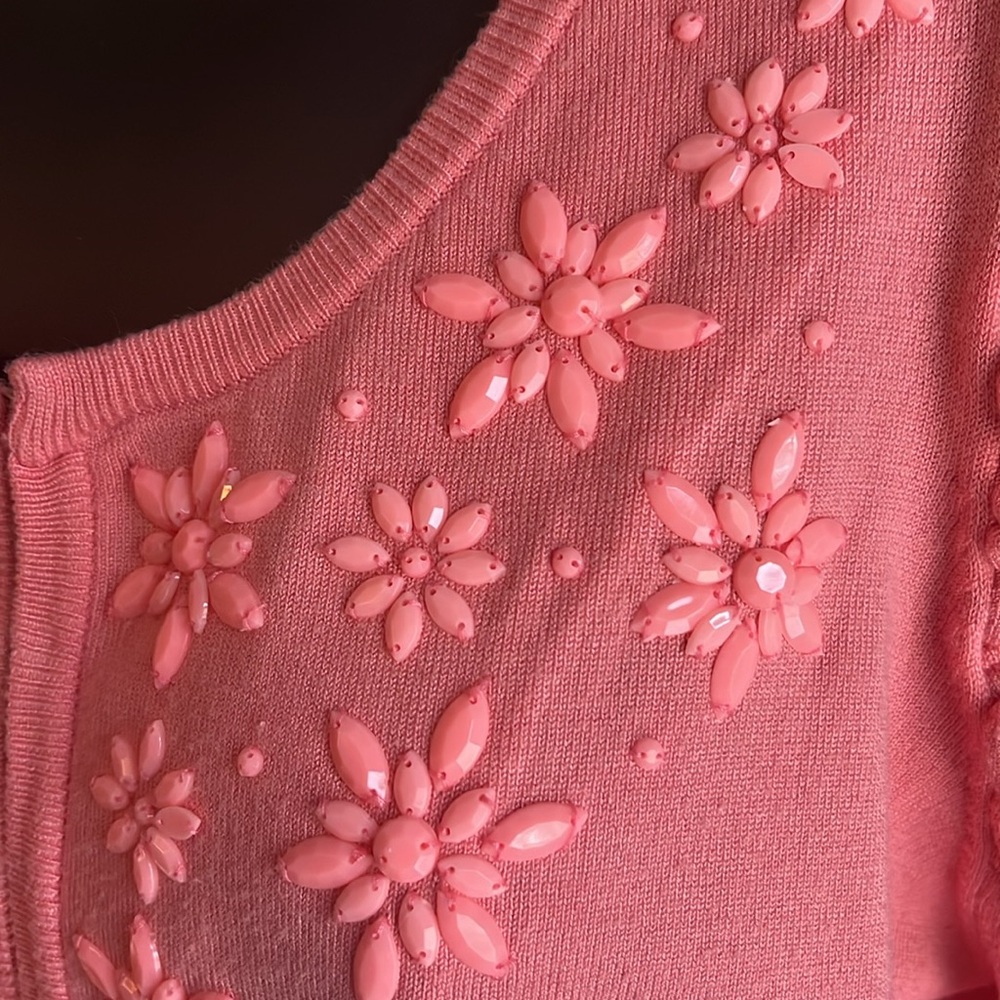 INC gorgeous beaded cardigan sweater - Picture 2 of 5